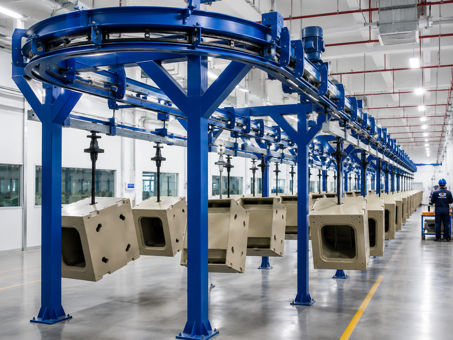 Over Hanged Conveyor System